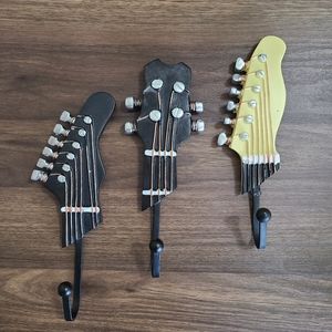 Guitar hooks set of three